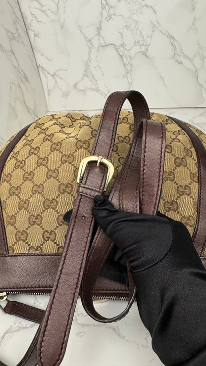 Gucci Abbey D-ring GG Canvas Brown