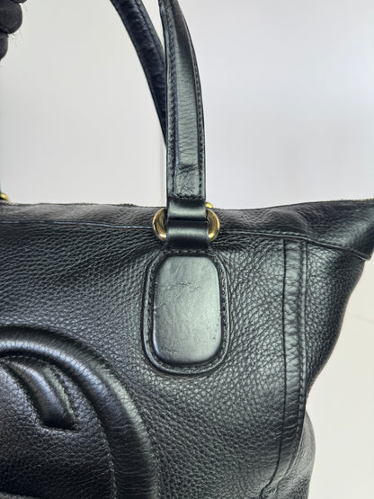 GUCCI Soho Zip Tote Leather Small