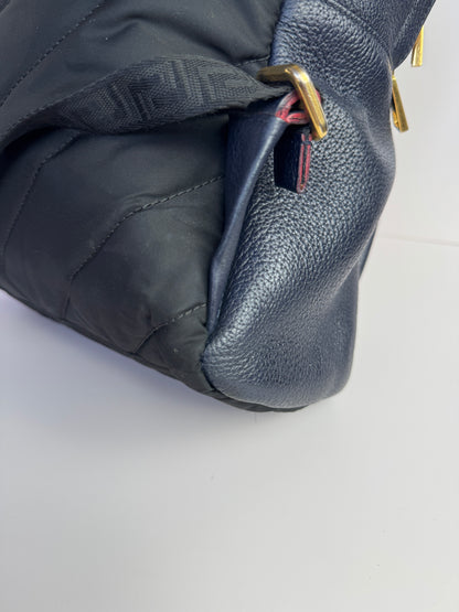 VERSACE La Medusa Backpack in Navy Leather