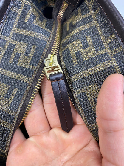 Fendi Roll Tote Zucca Coated Canvas Medium