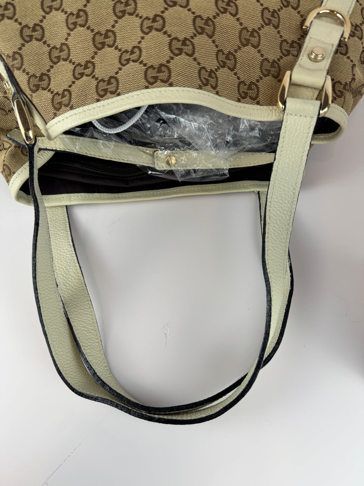 Gucci Abbey Hobo Shoulder Bag GG Canvas