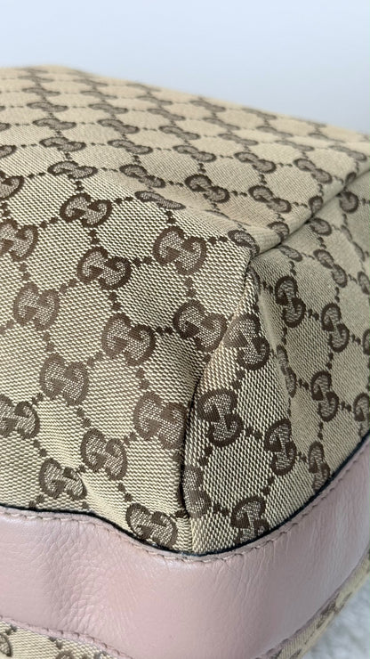 Gucci Bamboo Hobo GG Canvas Shoulder bag