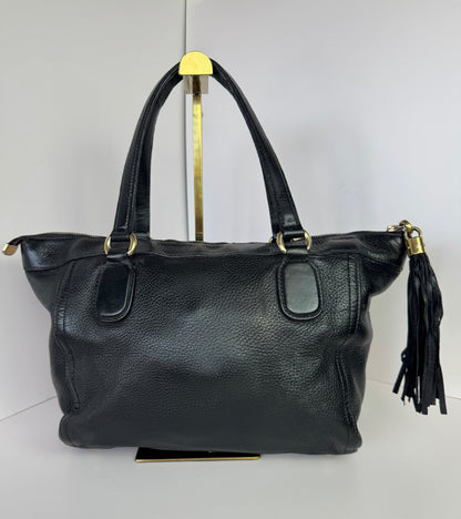 GUCCI Soho Zip Tote Leather Small