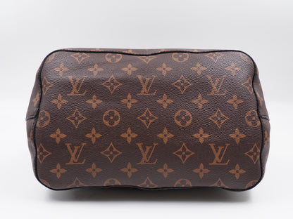 Louis Vuitton Noé BB / Shoulder Bucket Bag – Monogram Canvas with Black Leather Trim