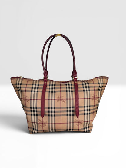Burberry Salisbury Tote Haymarket check Red
