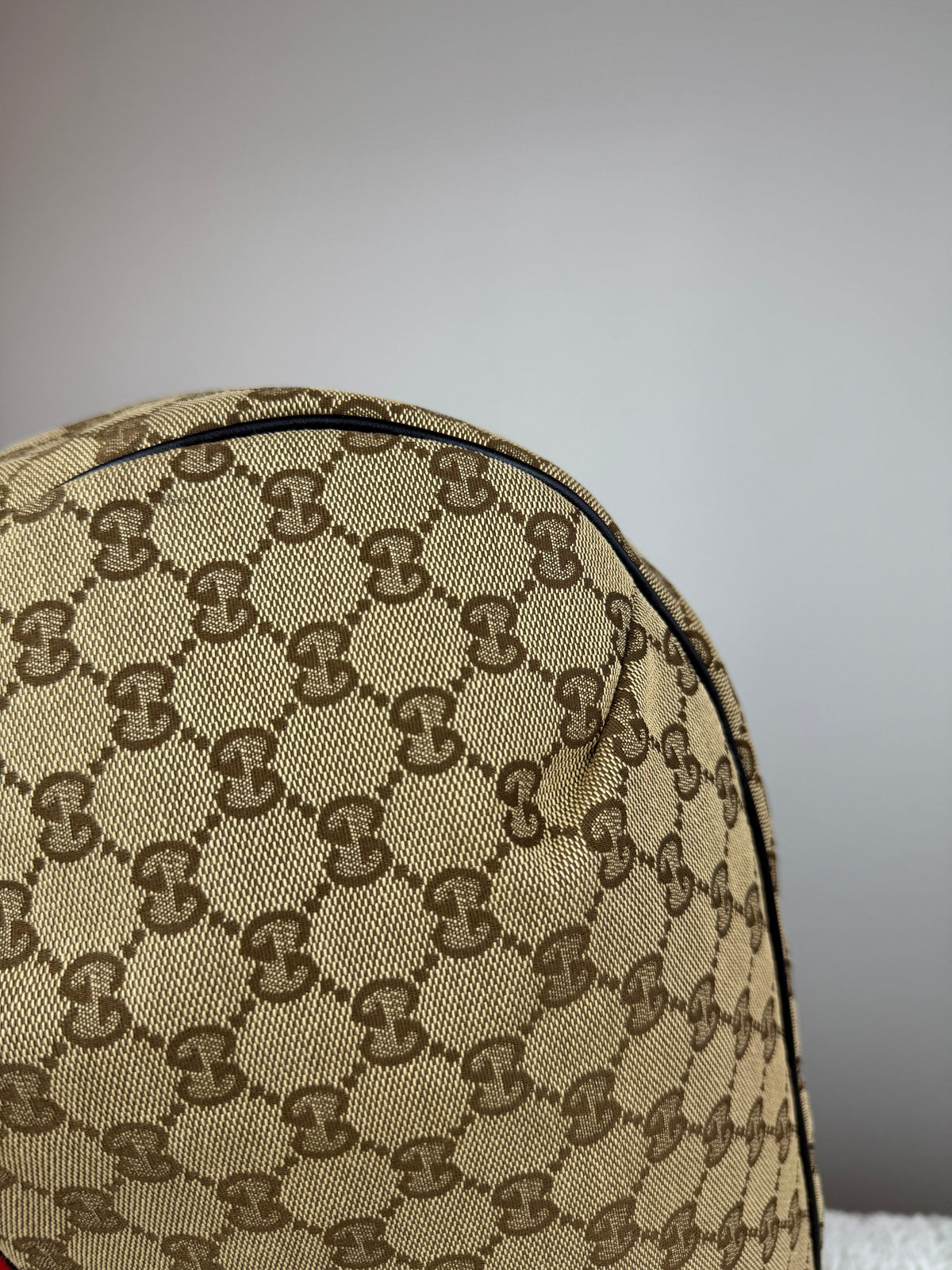 GUCCI Web Hobo New ladies GG Canvas Dark Brown