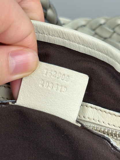 GUCCI Pelham Hobo Gg Canvas White
