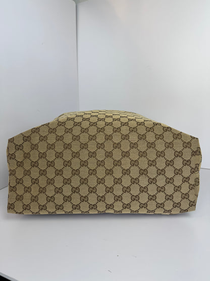 Gucci GG Canvas Tote Brown