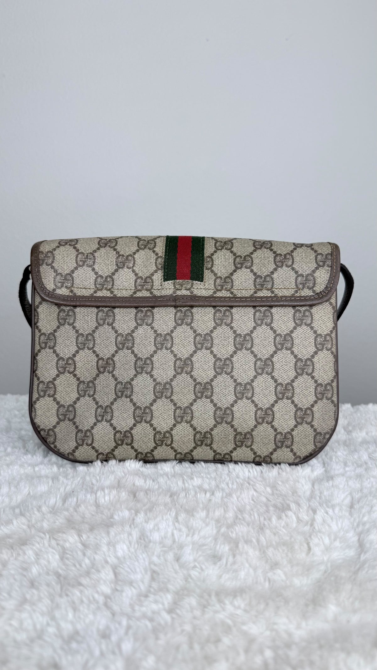 GUCCI GG Supreme Ophidia Crossbody Coated Canvas