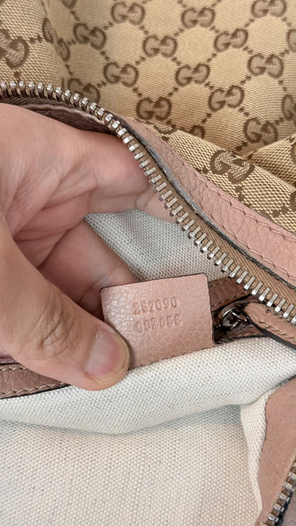 Gucci Bamboo Hobo GG Canvas Shoulder bag