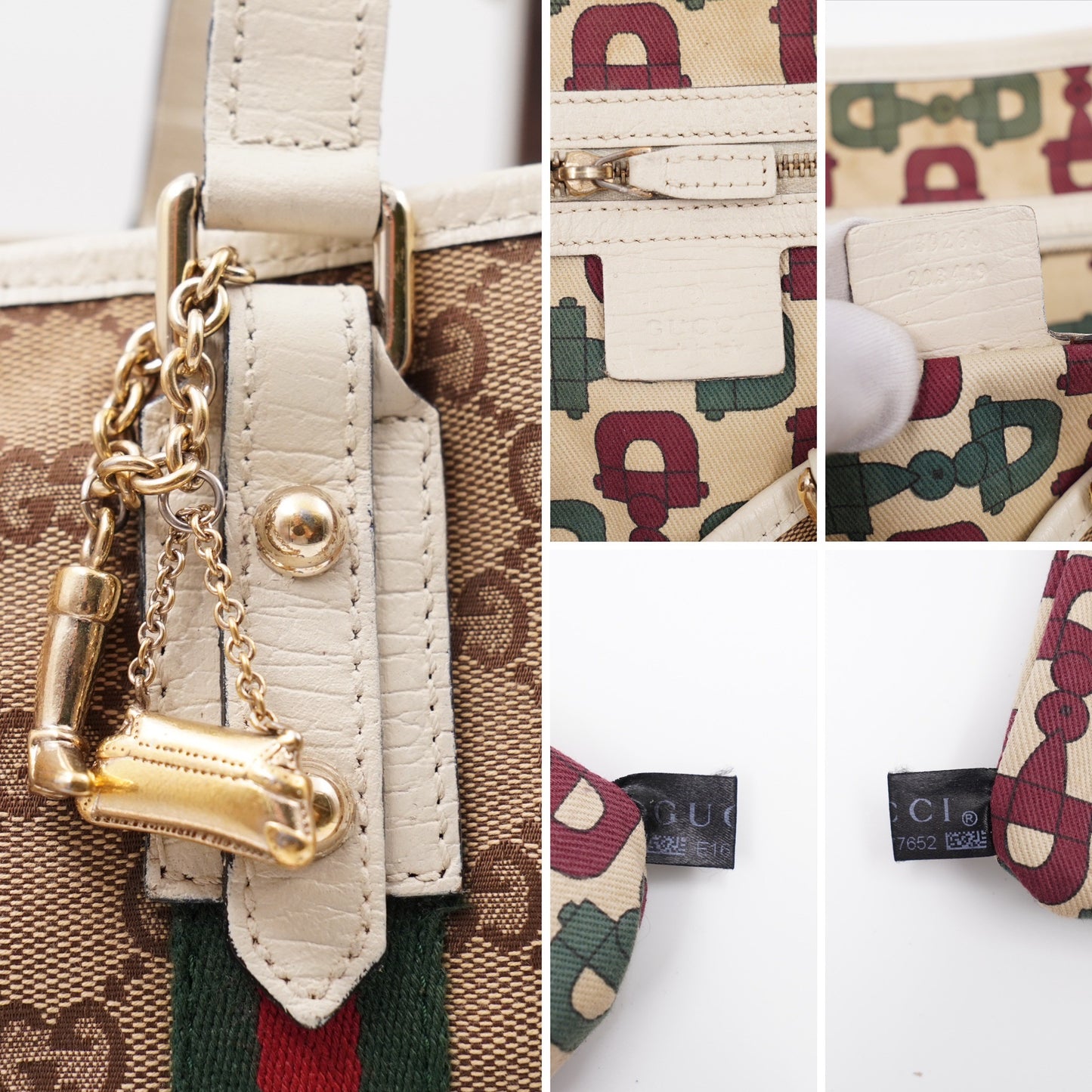 GUCCI GG Canvas Jolicoeur Medium Tote (Vintage)