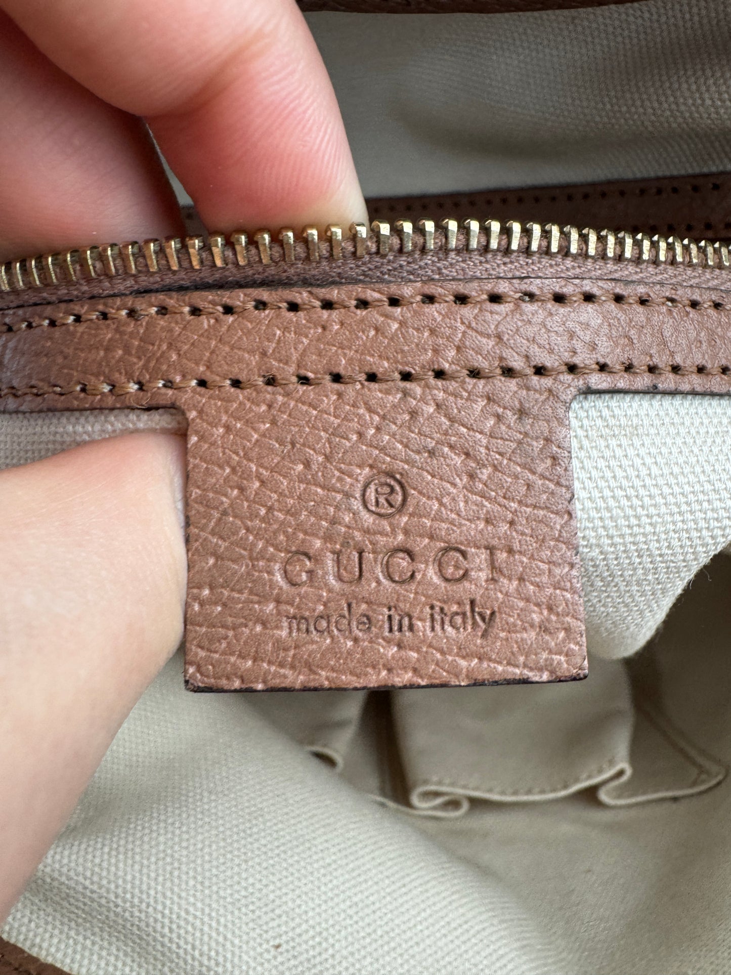 Gucci Bree Handbag GG Canvas