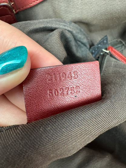 Gucci Sukey Large GG Canvas Burgundy