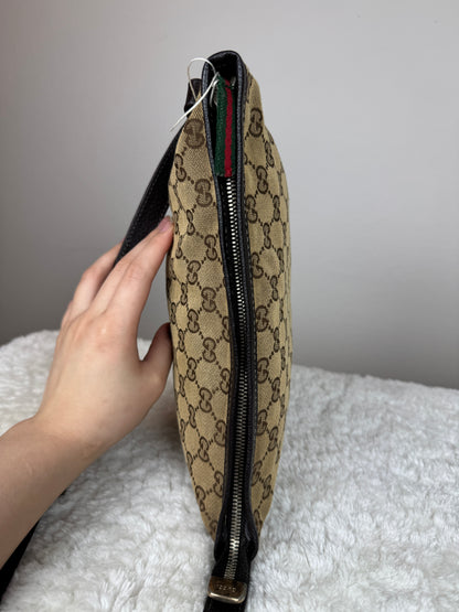 Gucci Web Bow mayfair Crossbody GG canvas
