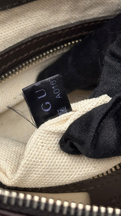 Gucci Mayfair Handle GG Canvas Brown