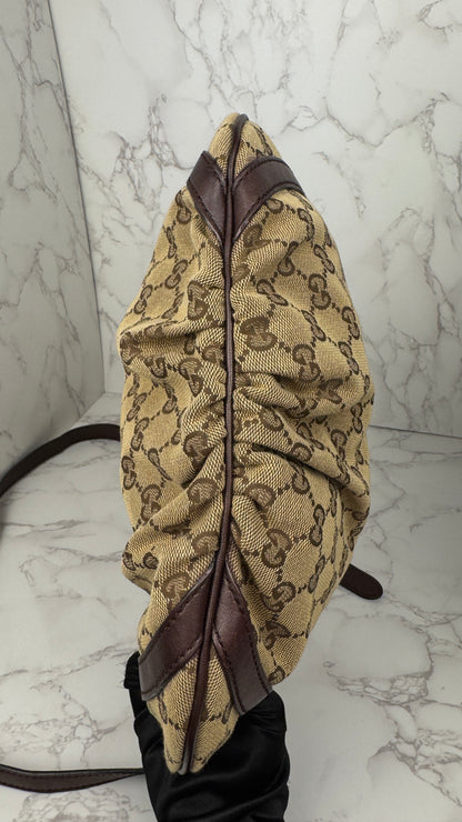 Gucci Abbey D-ring GG Canvas Brown