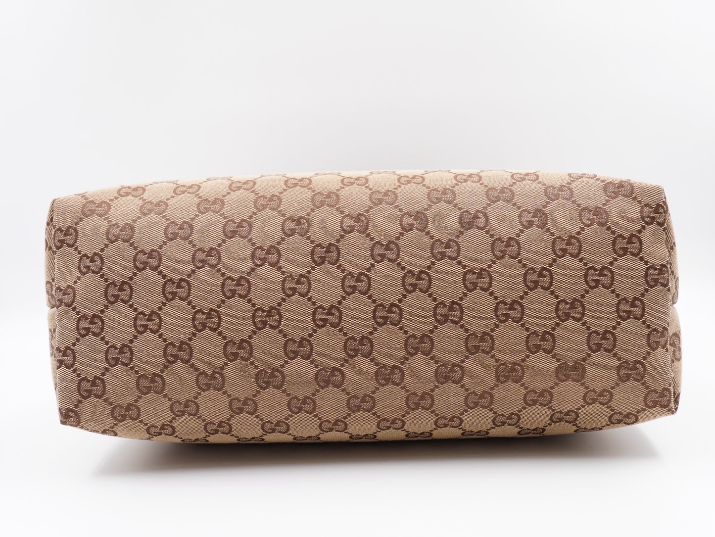 GUCCI GG Canvas Web Messenger Bag with leather trim (Vintage)