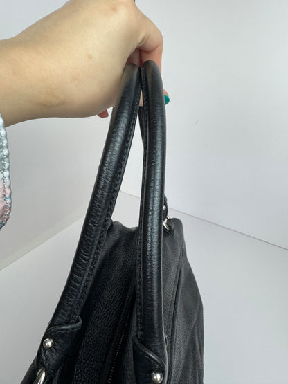 Salvatore Ferragamo Noah Gancio Lock Leather Shoulder bag
