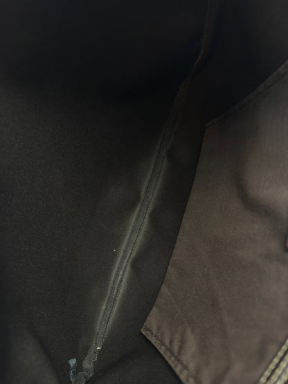 Gucci Flat Zip Top Messenger Coated Canvas Brown