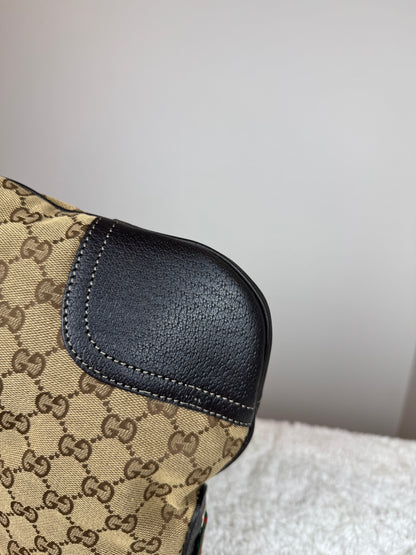 Gucci Web Bow mayfair Crossbody GG canvas