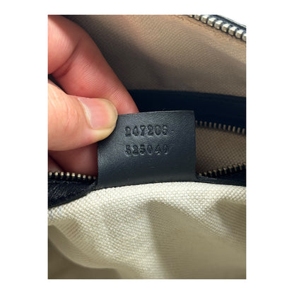 Authentic Gucci Boston GG Canvas Navy Blue