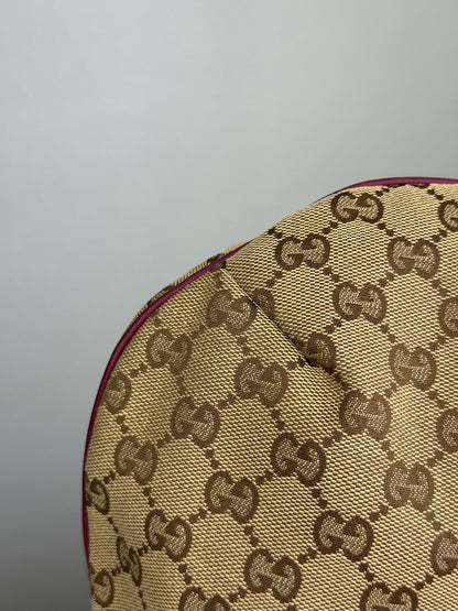GUCCI Web Half Moon GG canvas Red