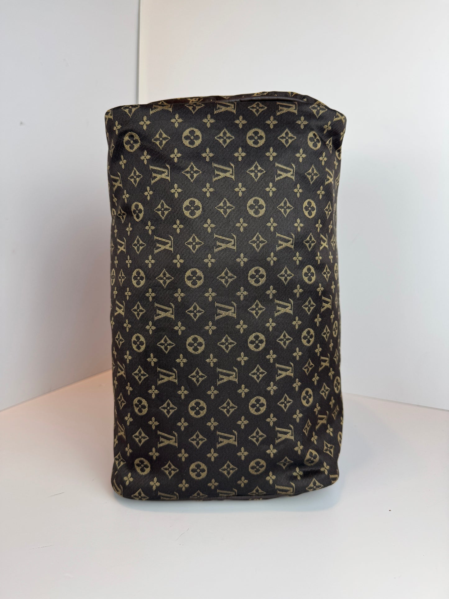 Louis vuitton speedy 30 mini lin Dark brown canvas