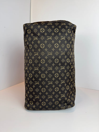 Louis vuitton speedy 30 mini lin Dark brown canvas