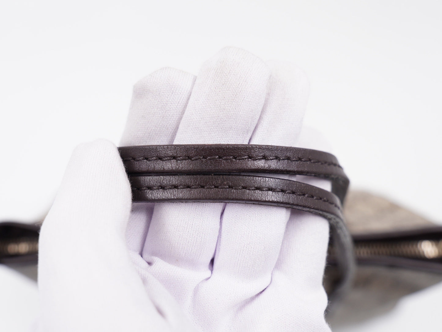 Gucci GG Supreme Canvas Tote with Strap Brown