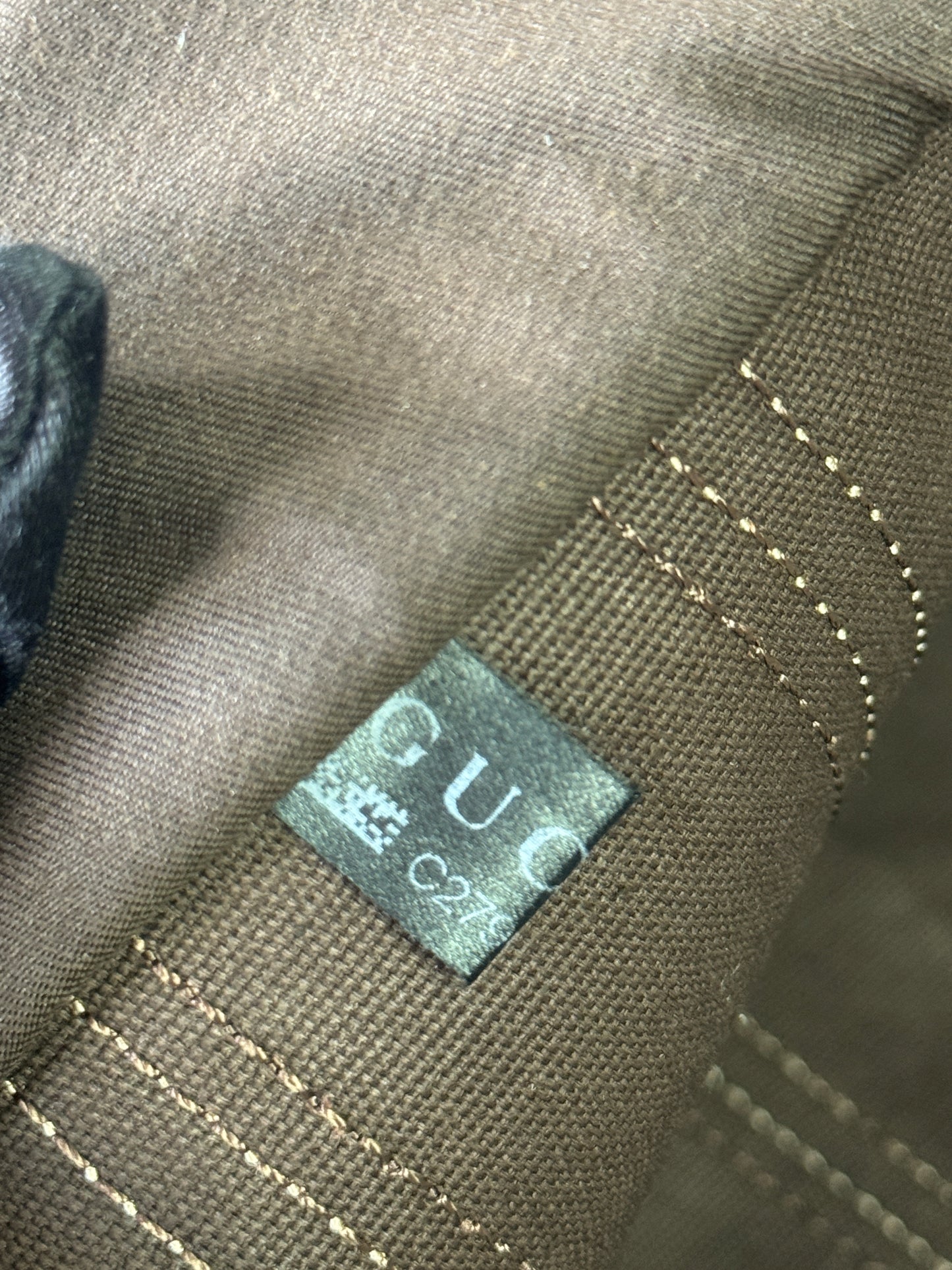 GUCCI GG Supreme Retro Web Two Ways Tote