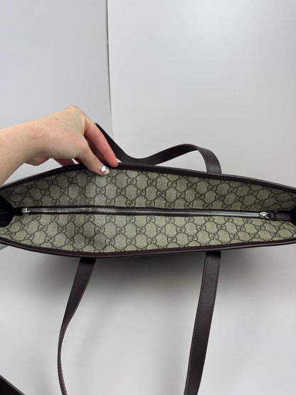 Gucci Tote Large GG Coated Canvas