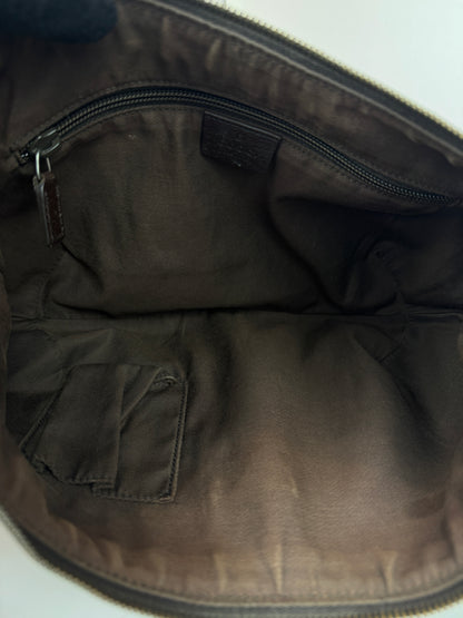 Gucci Halfmoon web Stripe Gg Canvas