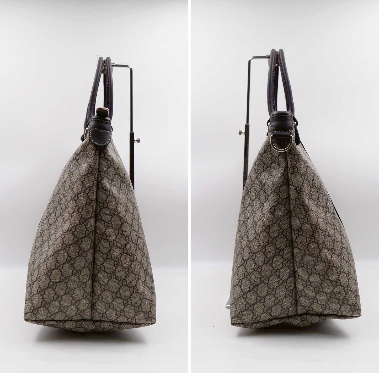 Gucci Plus Monogram Joy Tote dark brown