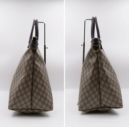 Gucci Plus Monogram Joy Tote dark brown