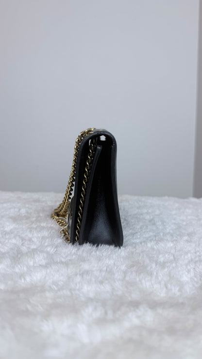 Saint Laurent Kate Small Tassel Leather Black