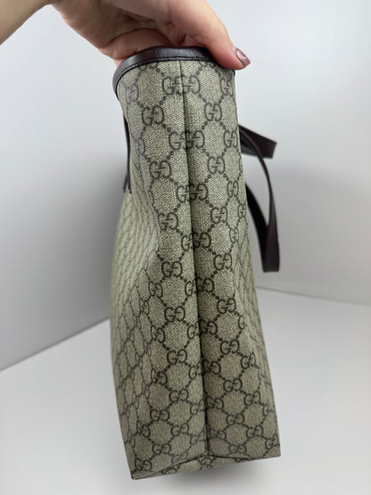 Gucci Tote Large GG Coated Canvas