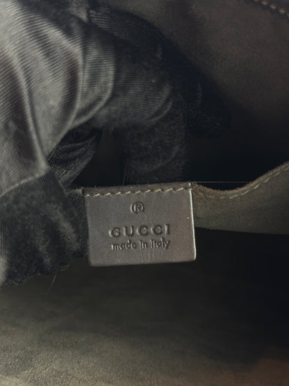 GUCCI Web Clutch GG Supreme Coated Canvas