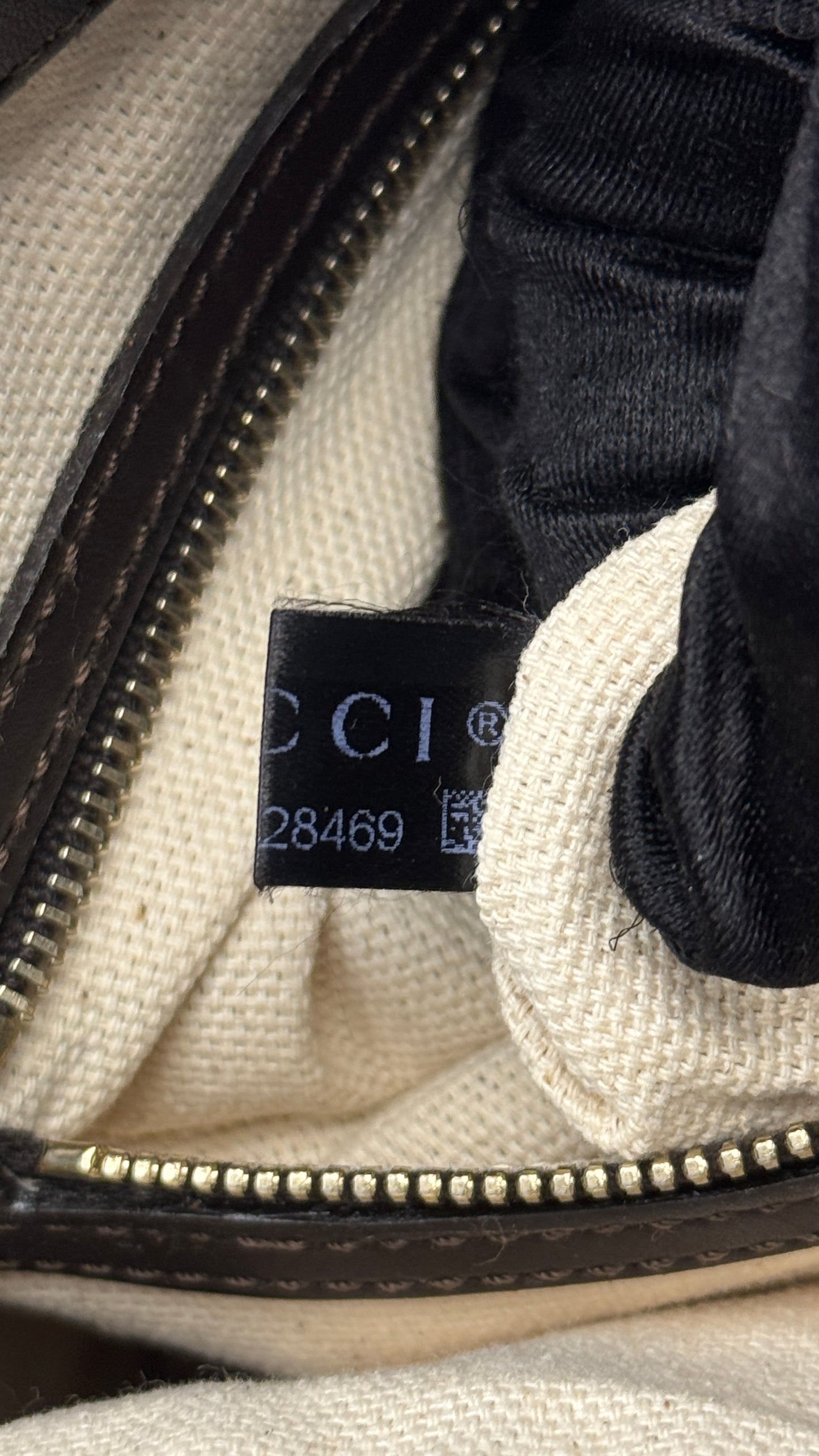 Gucci Mayfair Handle GG Canvas Brown