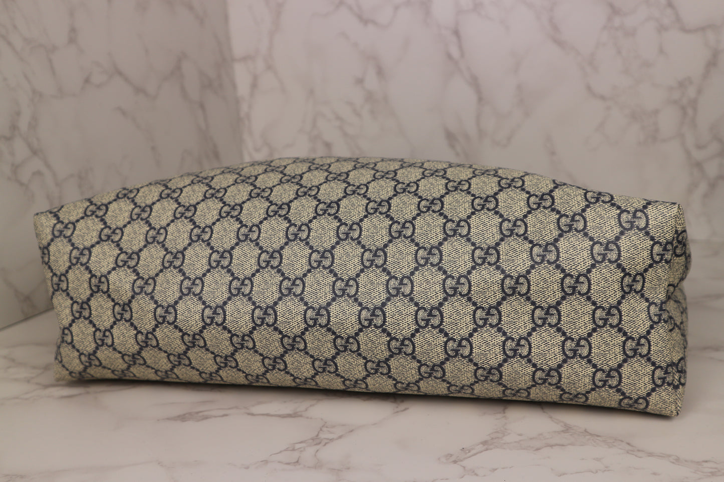 Gucci Web Loop Tote GG Supreme Navy