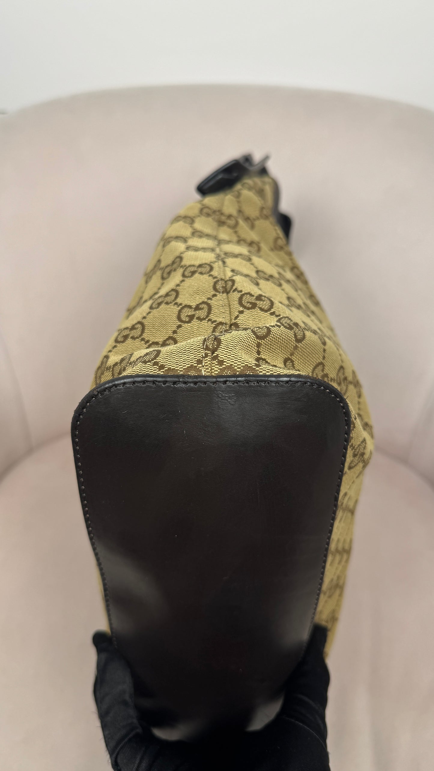 Gucci GG Canvas Hobo Shoulder Bag (Vintage)