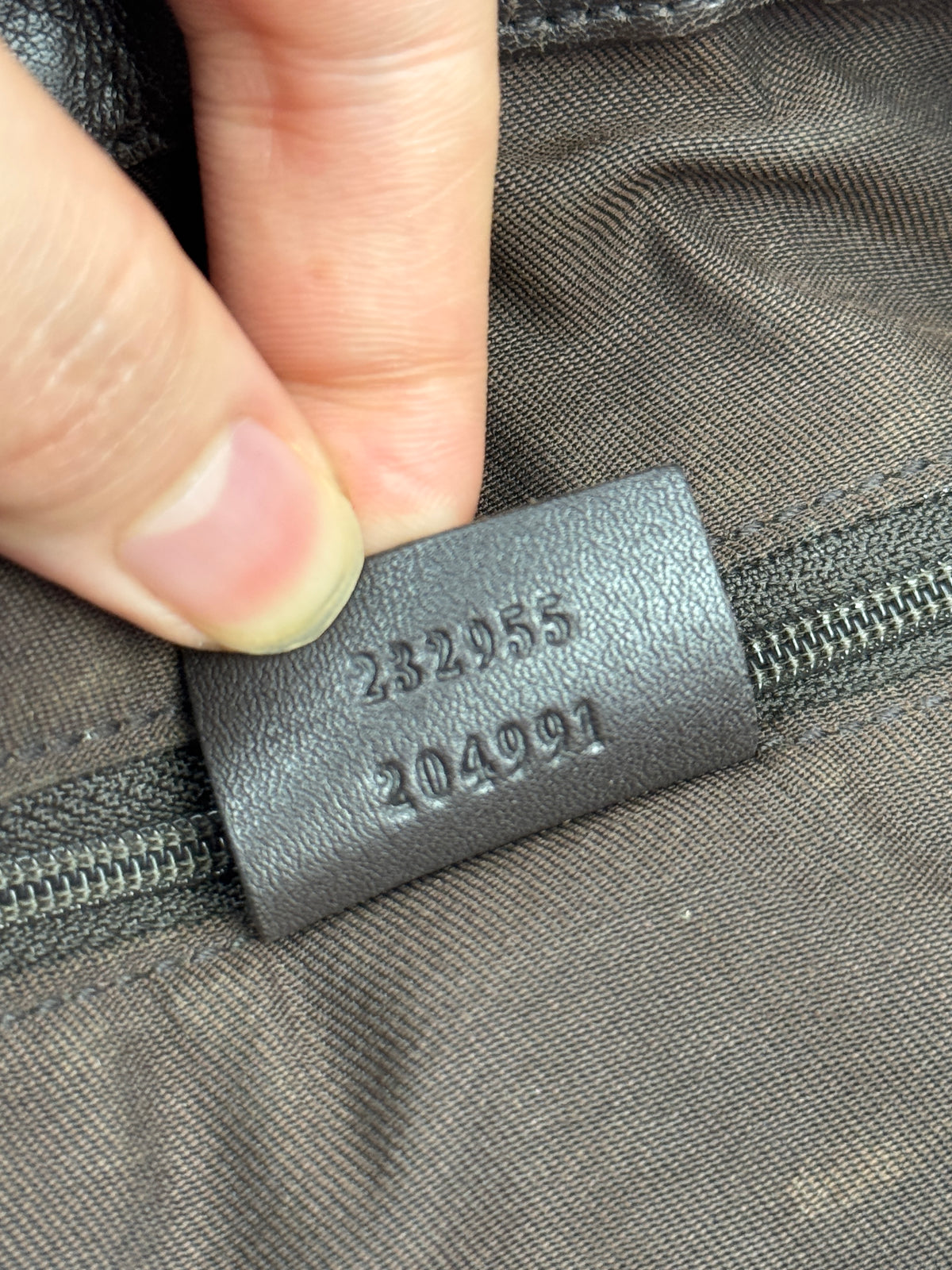 GUCCI Sukey Hobo GG Canvas Dark brown