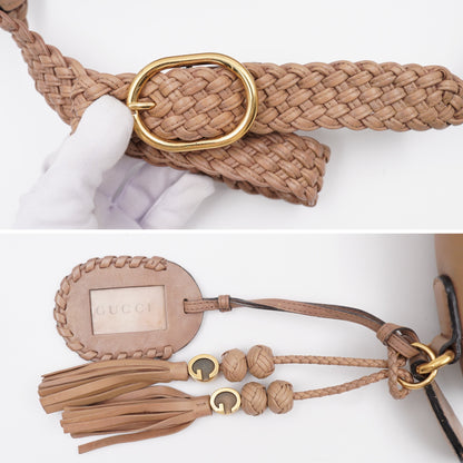 Gucci handmade leather shoulder bag