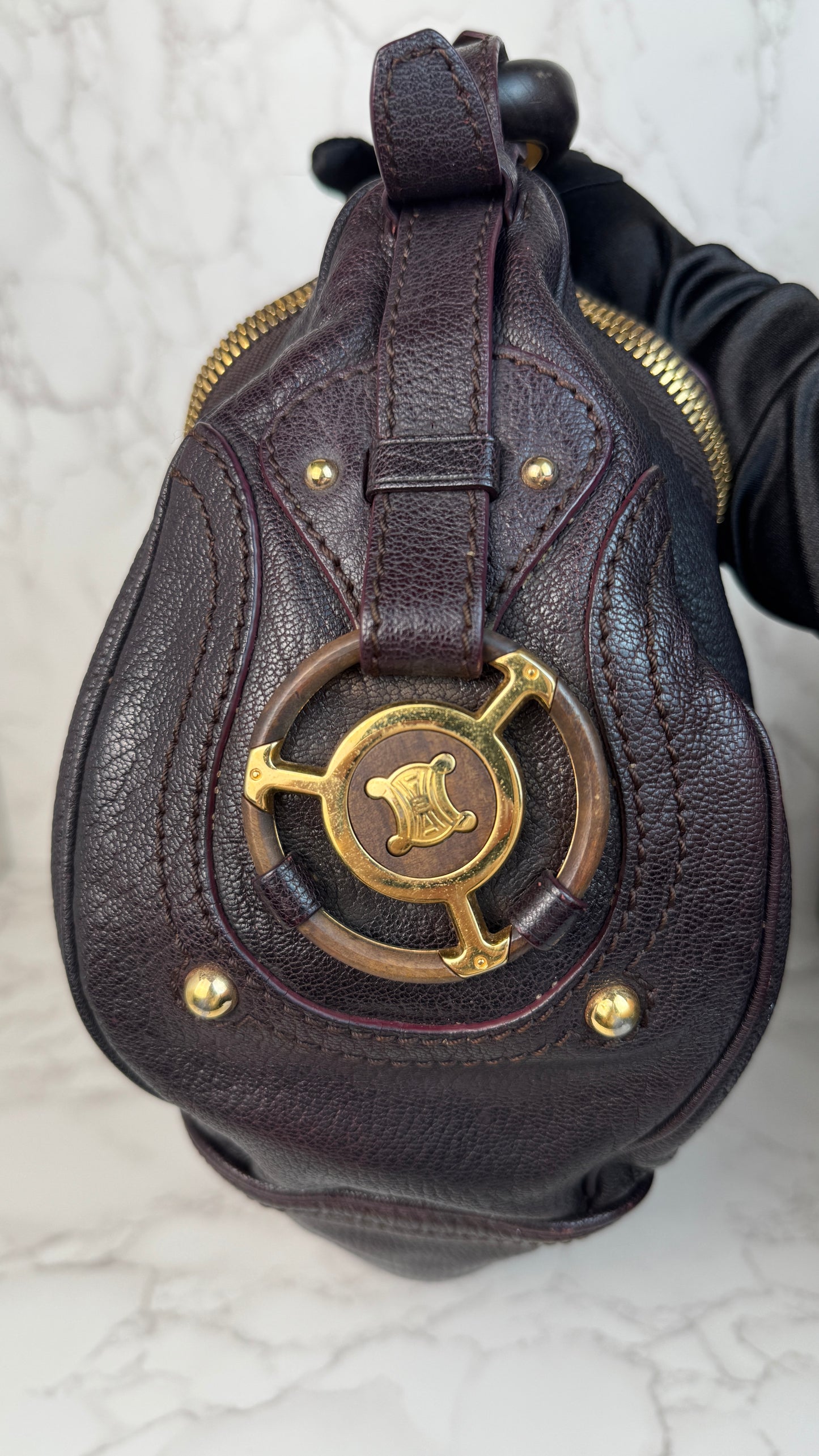 Celine Boogie leather Shoulder bag