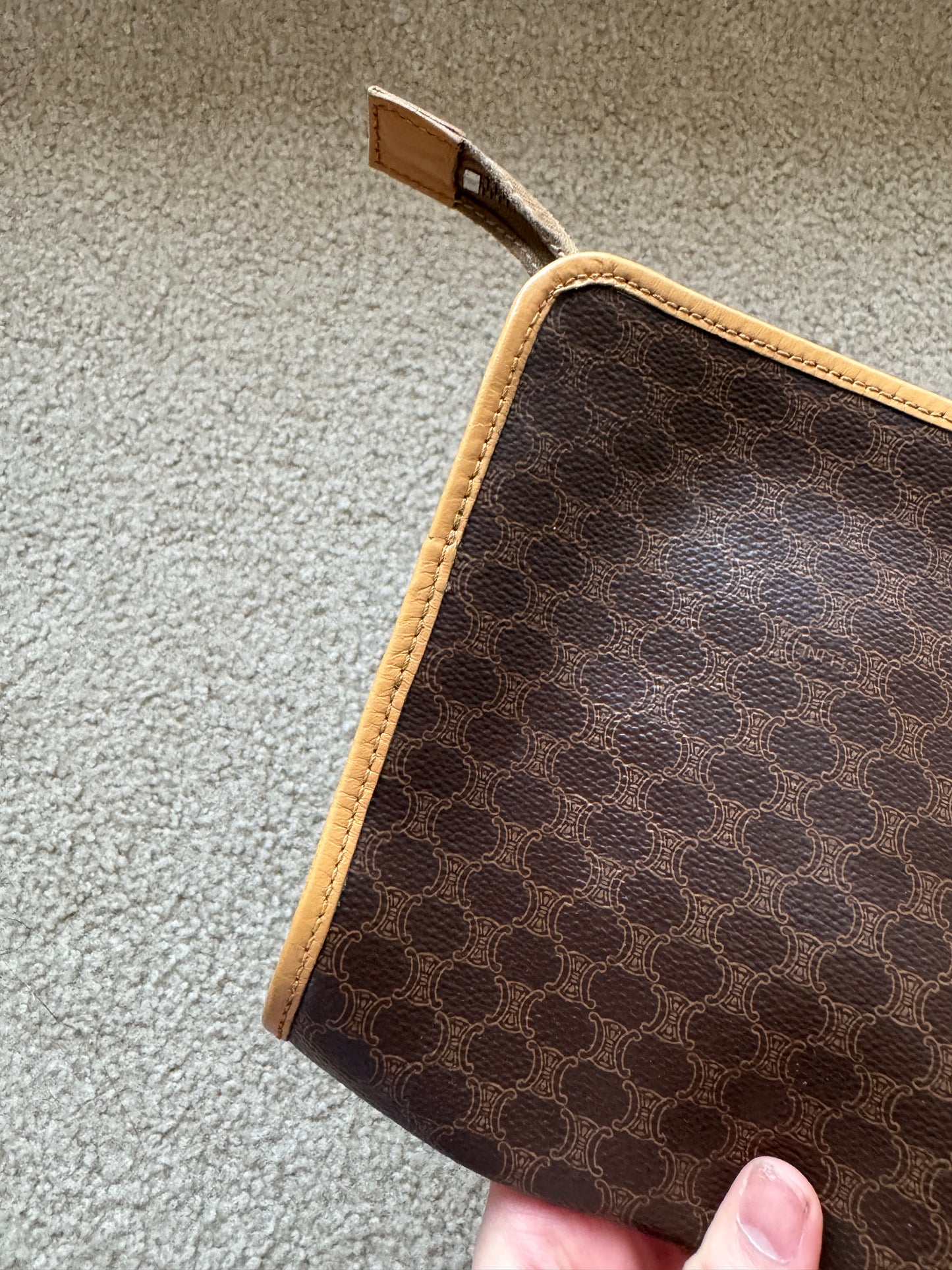 Celine macadam clutch momogram