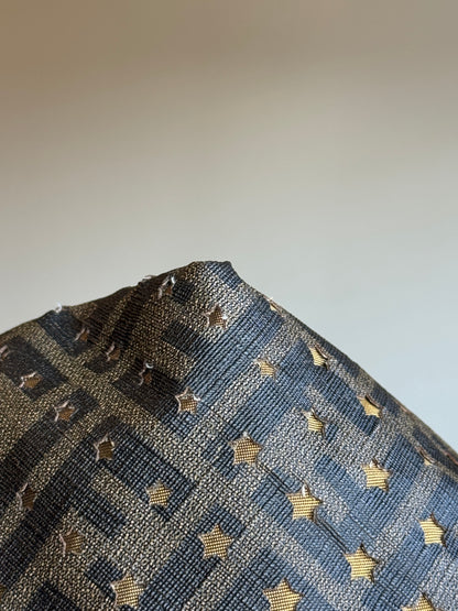 FENDI Tobacco Zucca Print Star Perforated Coated canvas Medium