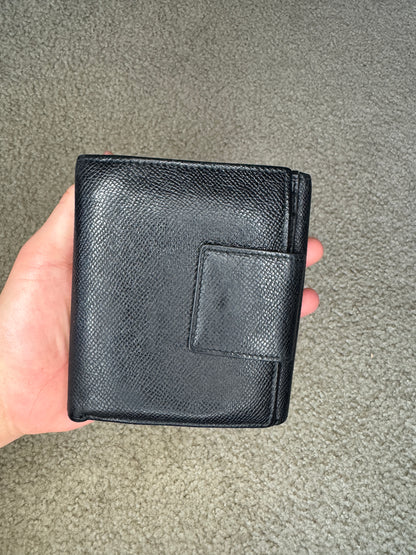 BVLGARI wallet leather Black
