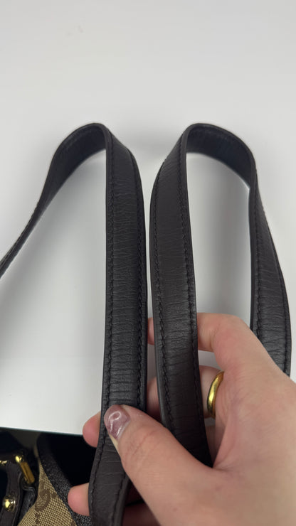 Gucci Web Tote GG Canvas  Brown