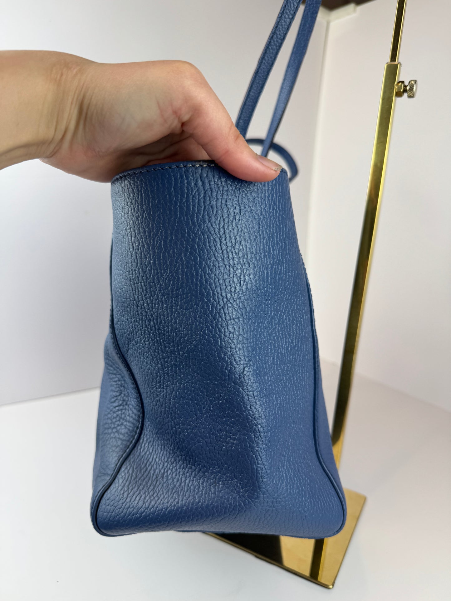 Gucci Swing Tote Leather Blue