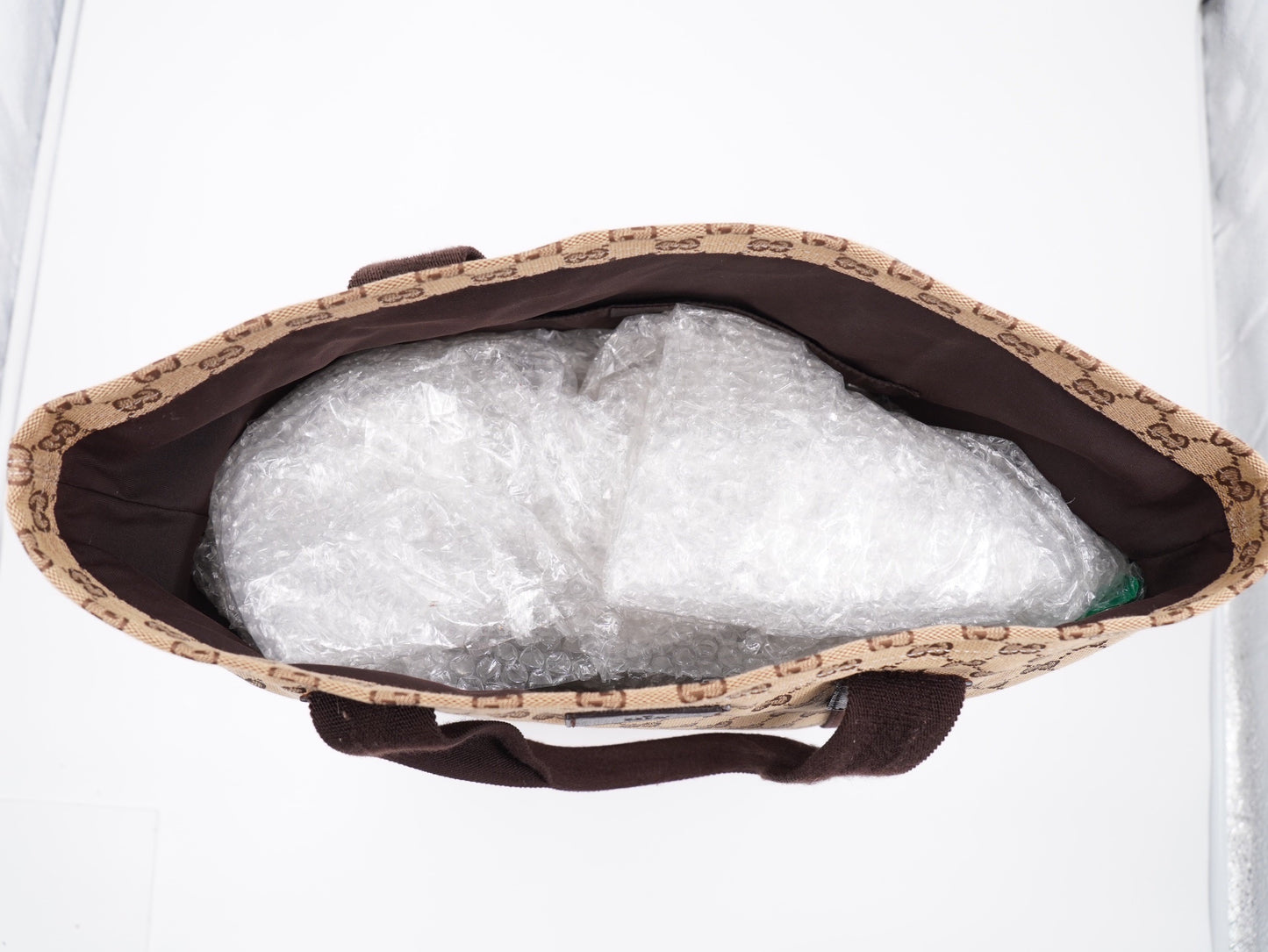 GUCCI Original Web Tote GG Canvas Tall (Vintage)