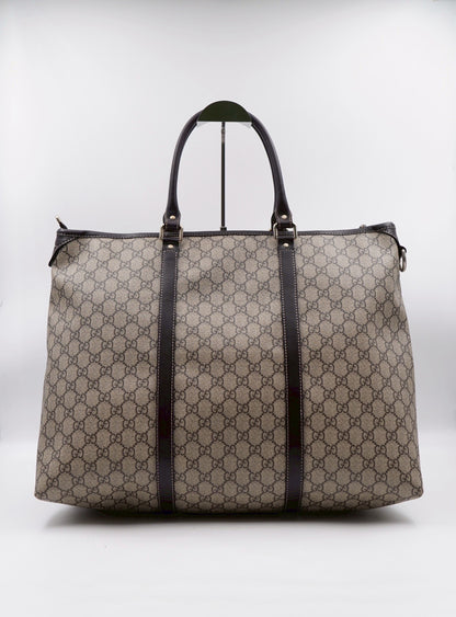 Gucci Plus Monogram Joy Tote dark brown
